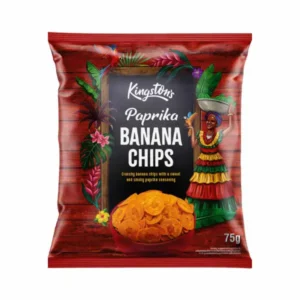Kingston Banana Chips Paprika 12x75g